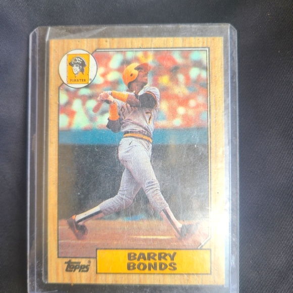 RARE 1987 BARRY BONDS ERROR ROOKIE CARD - Picture 1 of 5